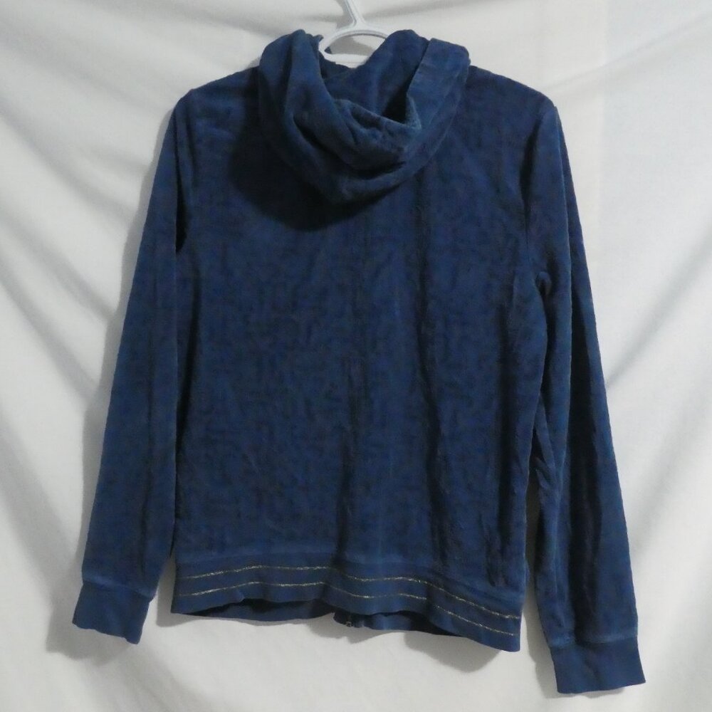 JUICY COUTURE | xl, extra large | Zip-Up Velour JC All Over Design Hooded Jacket - Picture 3 of 16